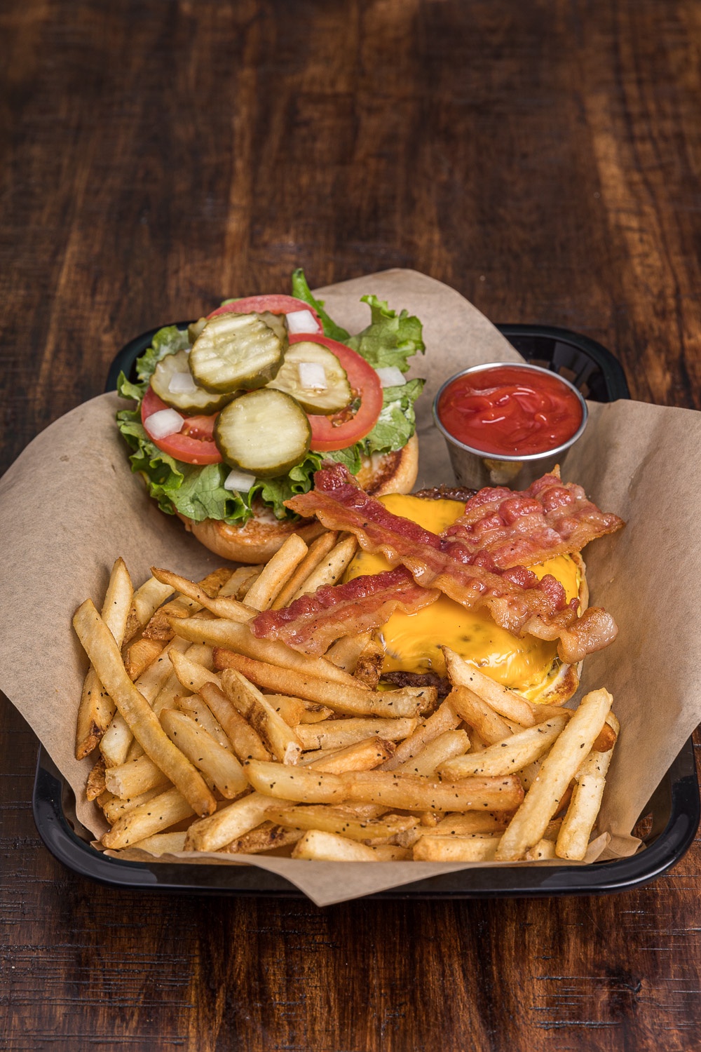 All American Burger & Seasoned Fries
