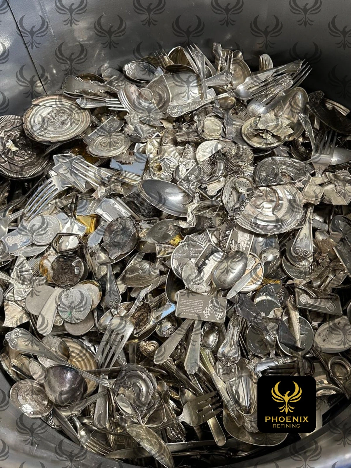 Assorted sterling silver scrap pieces