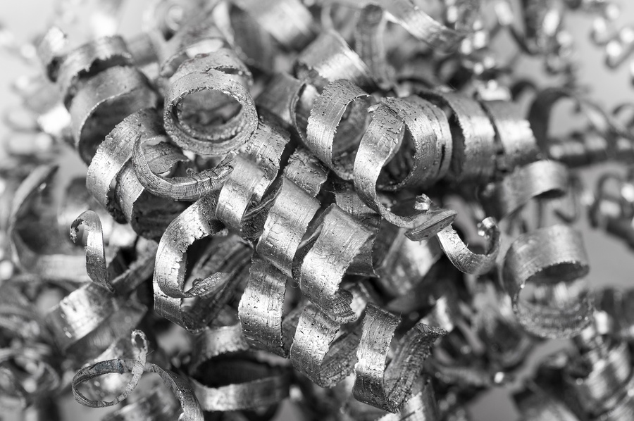 metal shavings